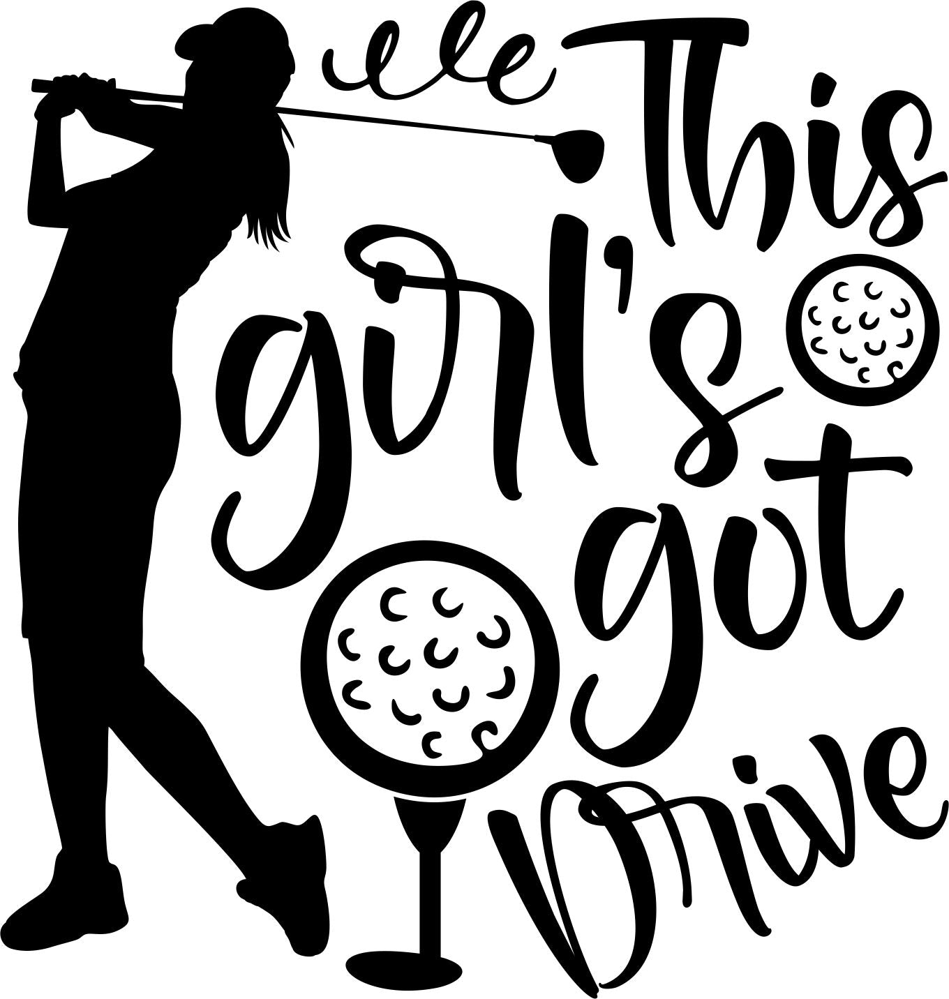 This Girl's Got Drive Vinyl Graphic for Decals