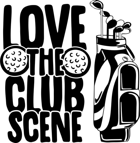 Love the Club Scene Vinyl Graphic for Decals