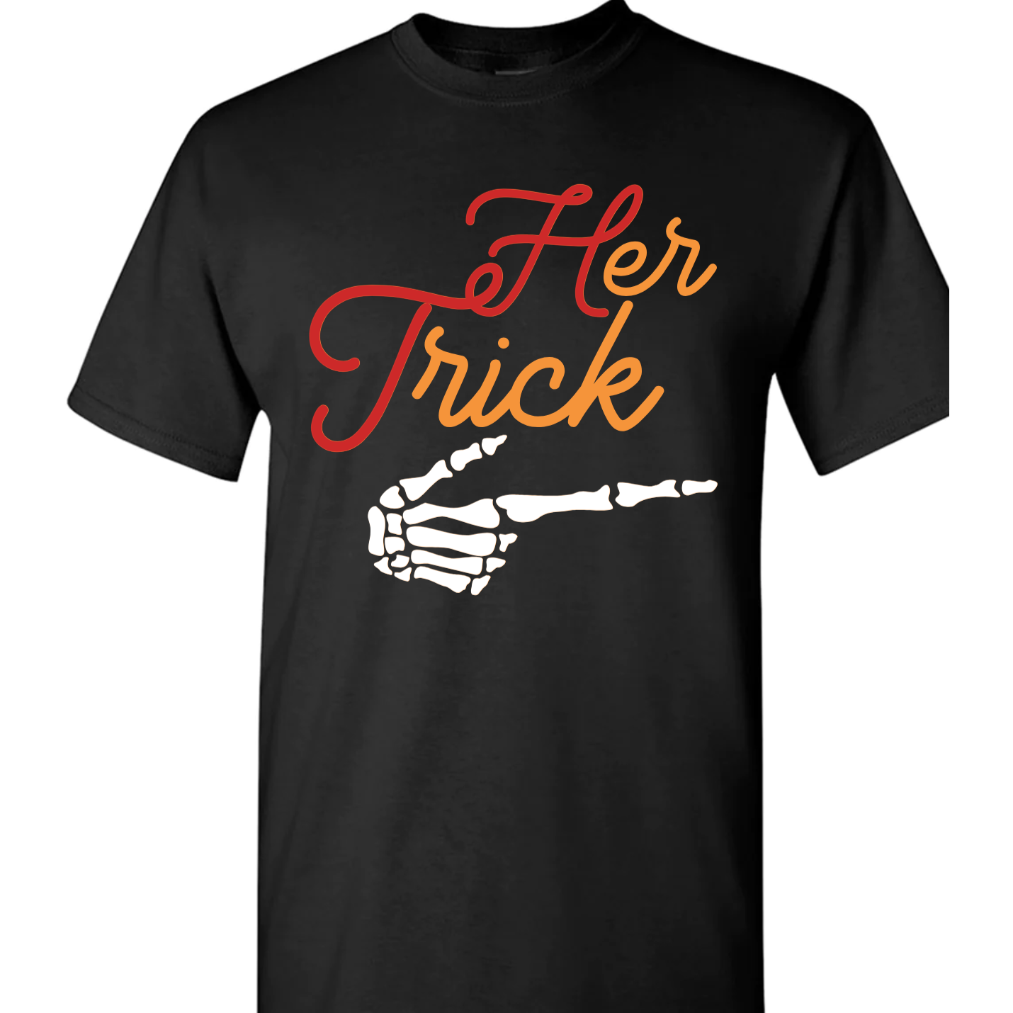 Halloween Couples Her Trick/His Treat Vinyl Graphic for Shirts