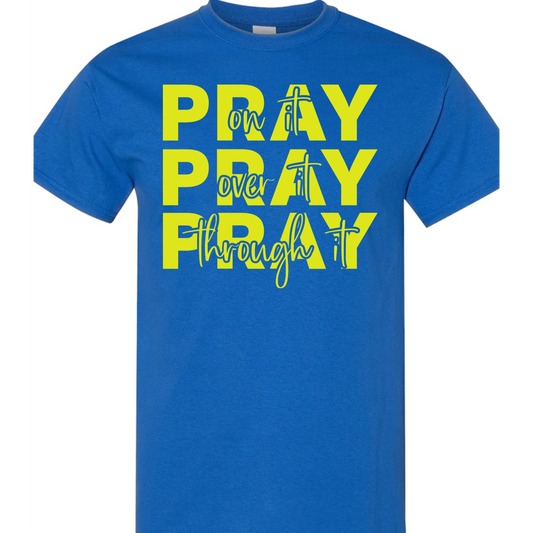 Pray Pray Pray (variable design) Vinyl Graphic for Shirts