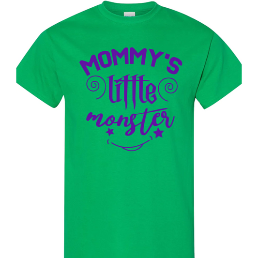 Mommy's Little Monster Vinyl Graphic for Shirts