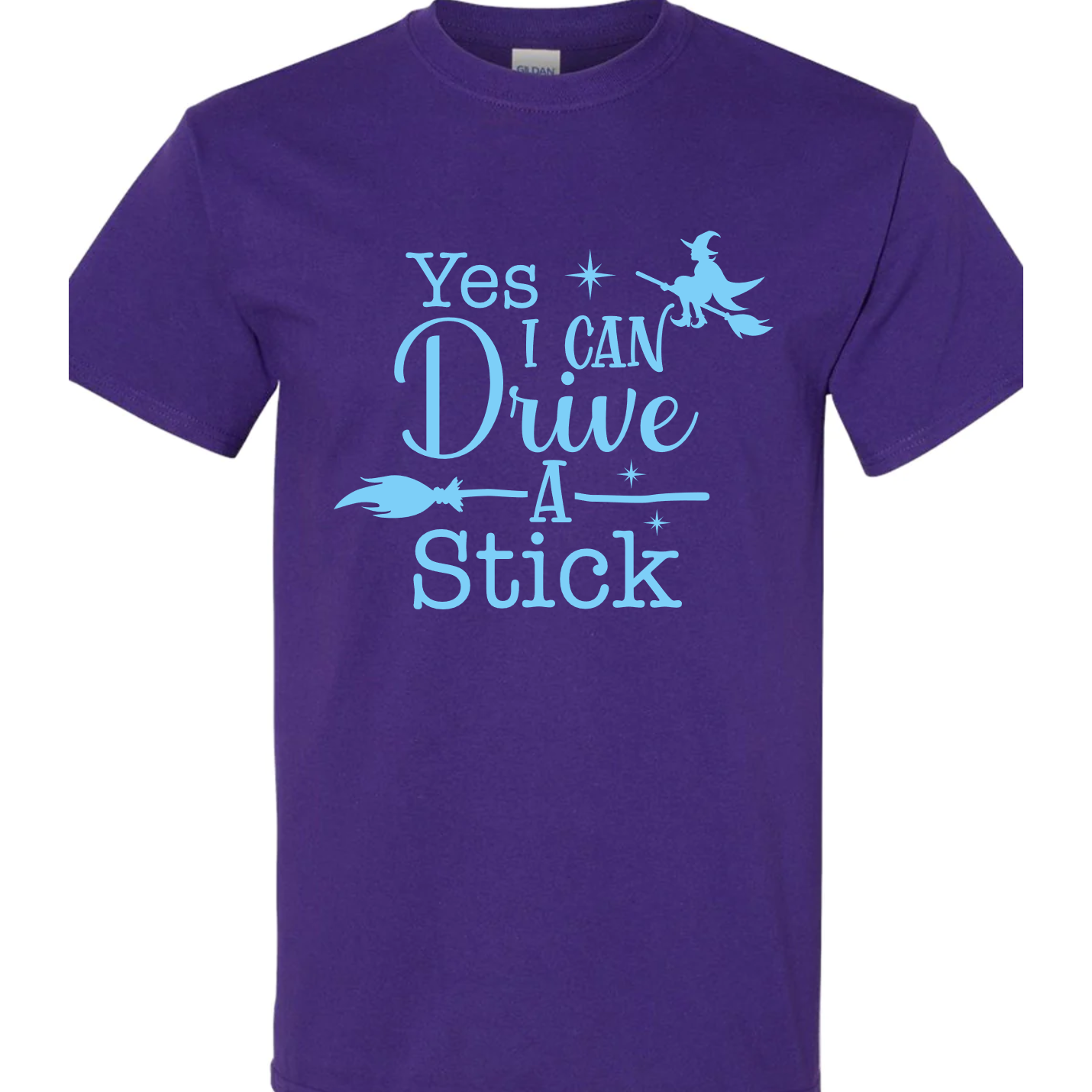 Yes I can Drive a Stick Vinyl Graphic for Shirts