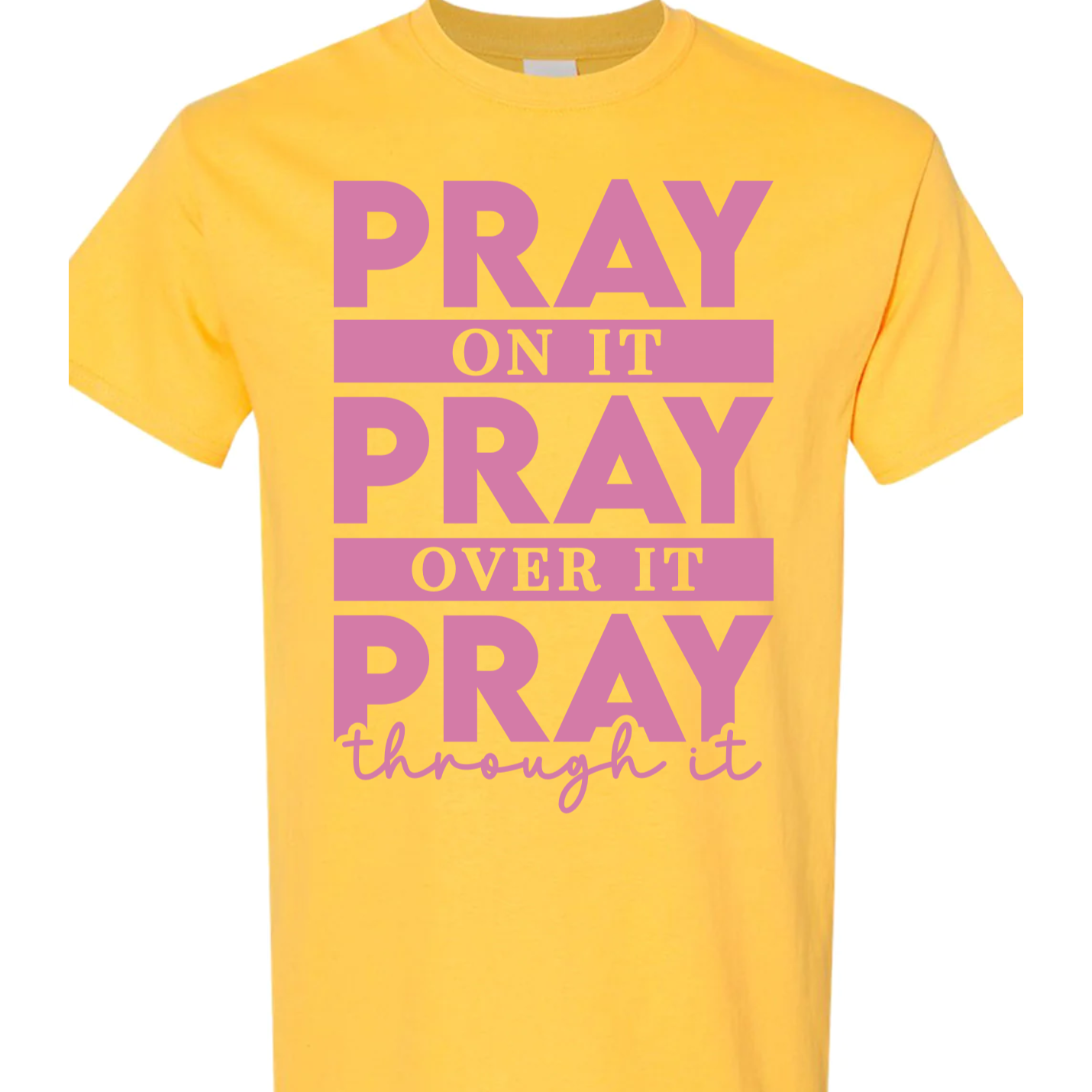 Pray Pray Pray (variable design) Vinyl Graphic for Shirts