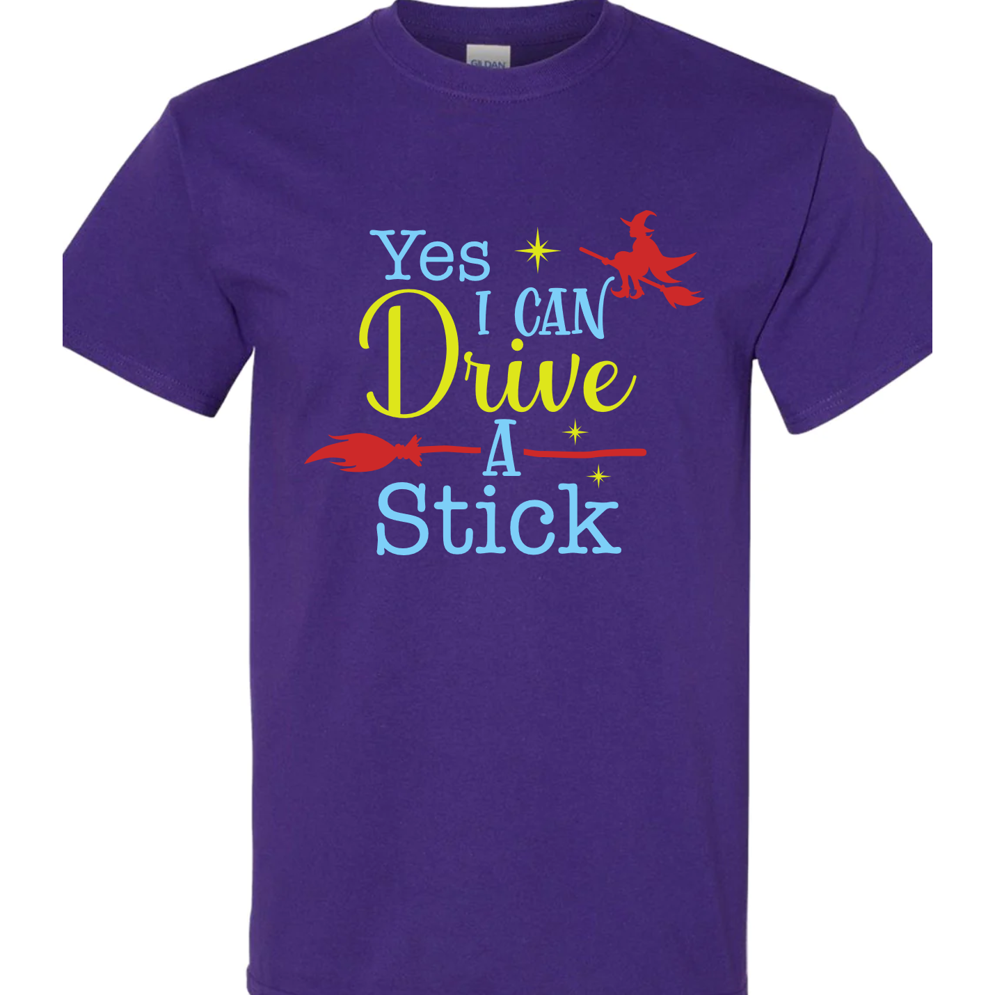 Yes I can Drive a Stick Vinyl Graphic for Shirts