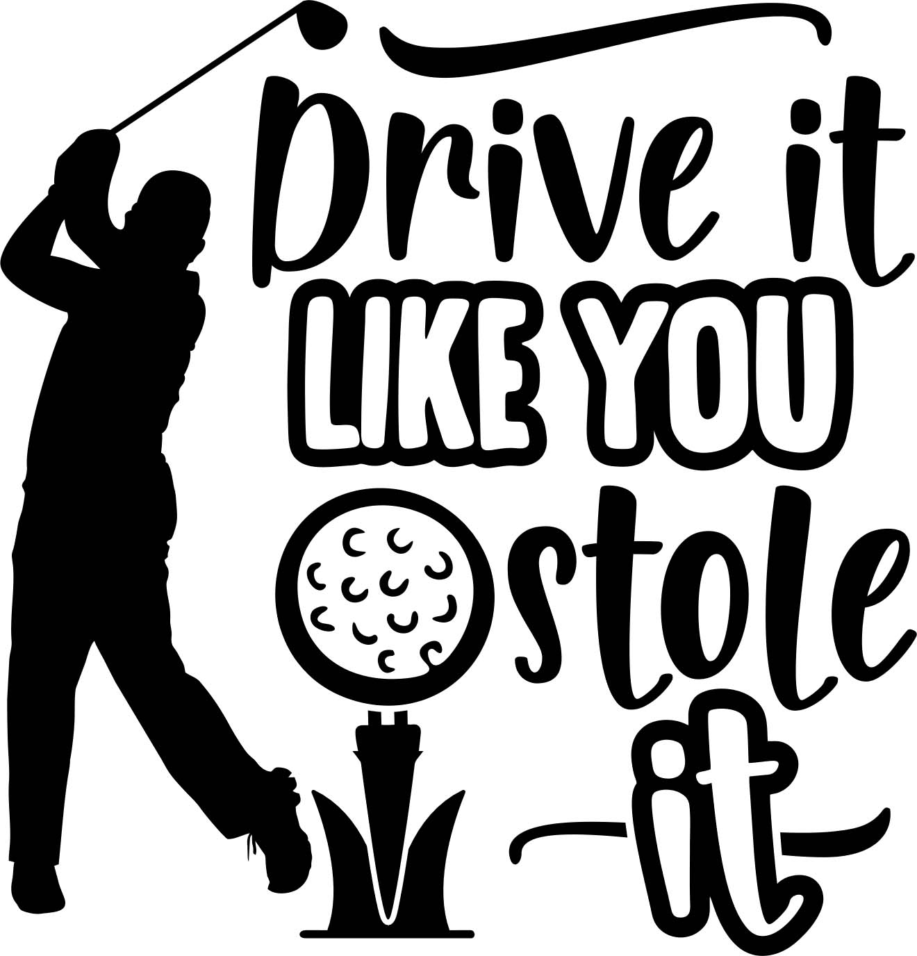 Drive it Like You Stole it Vinyl Graphic for Decals